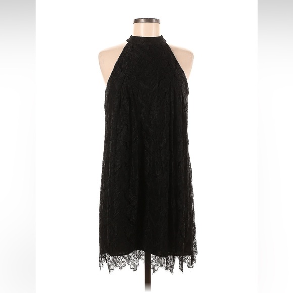 Marie Oliver Black Lace Cocktail Dress - Picture 1 of 4